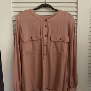 Pink blouse by Loft XL